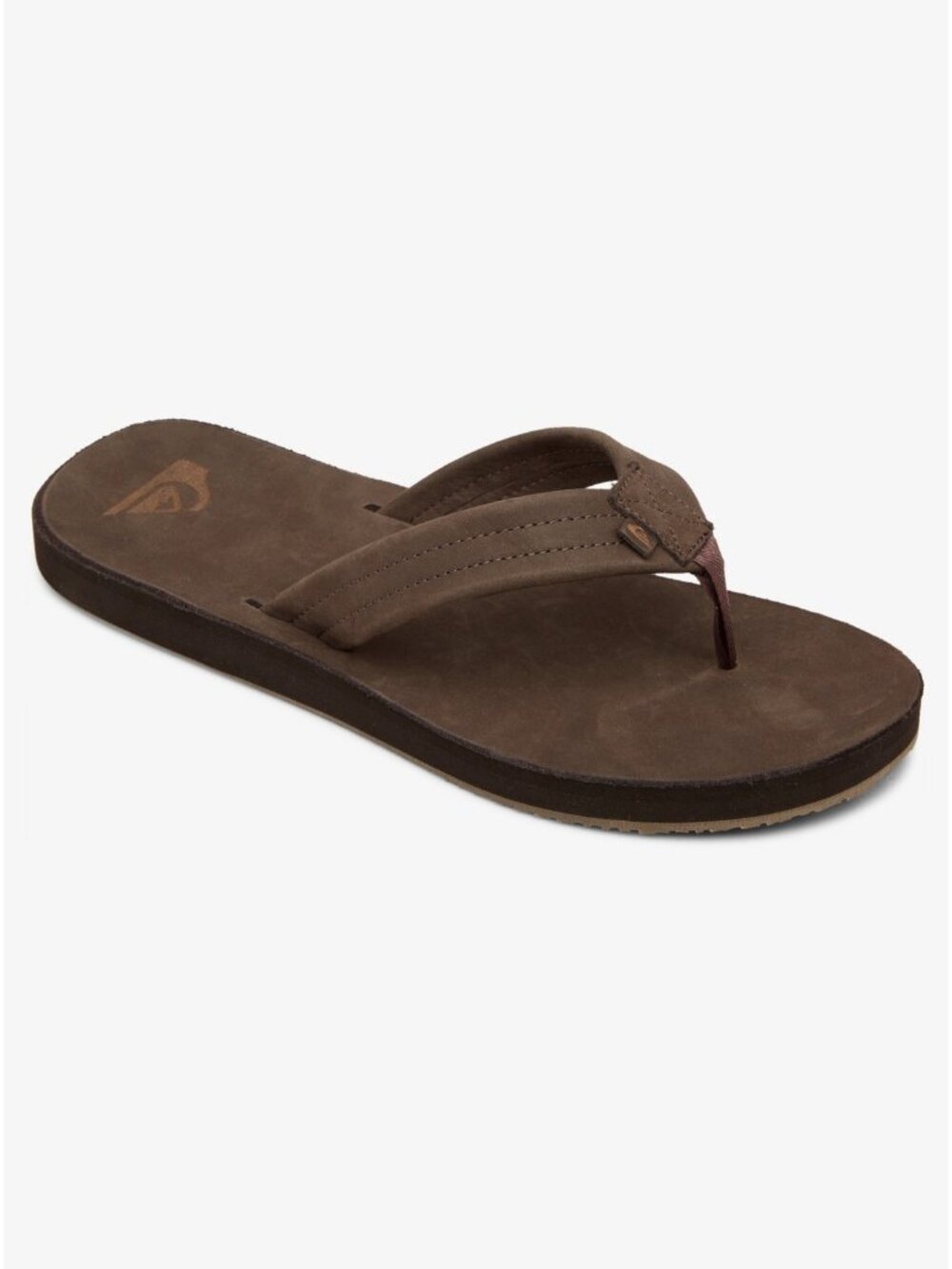 $65 Quiksilver Men’s Erreka Brown Leather Sandals Size 6